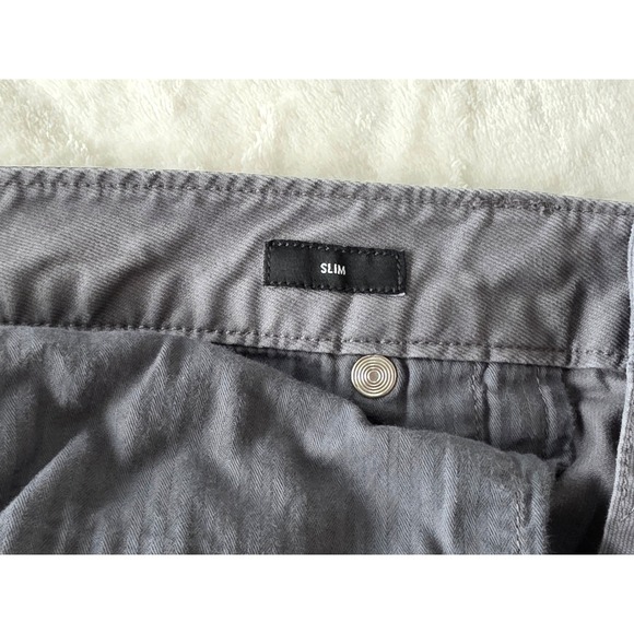 Bonobos Mens Slim Fit Grey Chino Pants 5-Pocket Stretch Cotton 36x34 Mens Grey - Picture 7 of 8